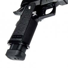 マガジン : マルイ GBB ハイキャパ用 リアルスタイル140mm 36連 アルミライトウェイト [T8-HC-140M] [取寄]