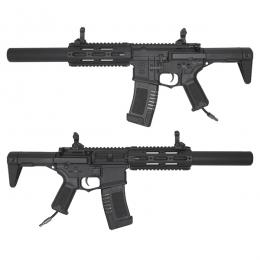 外部ソース式 HPAライフル AM-014 【Honey Badger:ハニーバジャー】ショートハンドガードver. [AR-057-BK-HPA] ブラック [取寄]