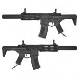 外部ソース式 HPAライフル AM-014 【Honey Badger:ハニーバジャー】ショートハンドガードver. [AR-057-BK-HPA] ブラック [取寄]