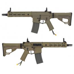 外部ソース式 HPAライフル KAC SR16E3 CQB MOD2 M-LOK  (Knight's Licensed) [AR-074-HPA] DE:デザートカラー [取寄]