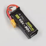 7.4V 300mAh45C-90C電動ハンドガン・HPA(電磁弁)用リポバッテリー XT30U AWG18 約50mm x 17mm x 12.5mm [SA-B029X3] [取寄]