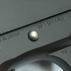 マルイ M1911用ミリタリータイプステンレススライドストップ [M1911-22] シルバー [取寄]