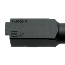 Umarex/VFC GBB G19Gen4/G19X用 先端ネジ付アルミアウターバレル (14mm逆ネジ) ブラック [取寄]