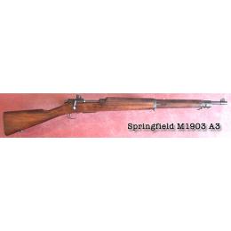 モデルガン : スプリングフィールド U.S.M1903 A3 [品切中.再生産待ち]