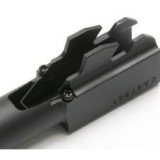 GHK G17用Glock Factoryタイプ アルミアウターバレル(14mm逆ネジ) [OB-GHK01A] ブラック [取寄]