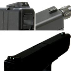 VFC/GHK Glock用Trijicon GL-11タイプスティールサイトセット [ST-UMX03] [取寄]