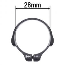 DARKMATTERタイプ ウェポンライトダストカバー 28mm径 SF X300V/X400V用 ブラック [SOTAC-JQ-124-28-BK] [取寄]