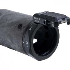 MODTAC U-RACタイプ6.5インチカーボンサプレッサーシールド(20mmトップレール用) [URAC-6.5BLK] [取寄]