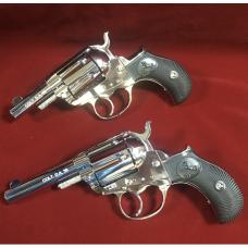 モデルガン:COLT M1877ライトニング/シェリフス【オールシルバー】 3.5インチ [品切中.再生産待ち]