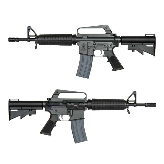 アサルトライフルm4 コンバットm733 Golden Eagle M733 Commando Airsoft AEG Rifle, Black