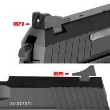 マルイ GBB USPコンパクト用 HEINIE Suppressor-Heightタイプスティールサイトセット [ST-TM35] [取寄]