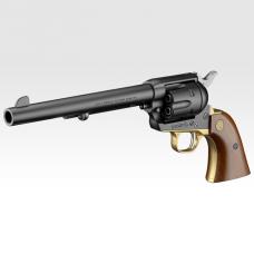 エアーリボルバーPRO SAA.45 キャバルリー7 1/2 カスタム/BK&GOLD [10/24頃発売.予約]