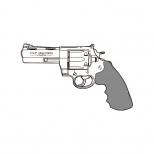 ガスガン : COLT アナコンダ 4インチ エクセレントヘビーウェイト【HOGUEタイプグリップ】 [2027/2月頃発売.単品予約]