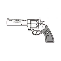 ガスガン : COLT アナコンダ 6インチ エクセレントヘビーウェイト【木製グリップ】 [2027/2月頃発売.単品予約]