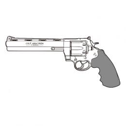 ガスガン : COLT アナコンダ 8インチ エクセレントヘビーウェイト【HOGUEタイプグリップ】 [2027/2月頃発売.単品予約]