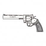 ガスガン : COLT アナコンダ 8インチ エクセレントヘビーウェイト【木製グリップ】 [2027/2月頃発売.単品予約]