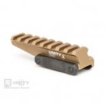 UnityTactical FAST Riser ドットサイトライザーマウント (FDE) [PTS-UT242490313] [10月以降入荷予定.単品予約]