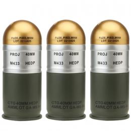 M433タイプ ダミーグレネードランチャーカートリッジ 3個セット [WEX036] [取寄]