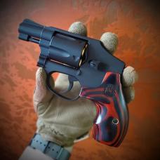 S&W Jフレーム ラウンドバット オーバーサイズ ブーツ スムース with S&W レーザーロゴ チャコールルビー [ALT-SW-J-B0008] [取寄]