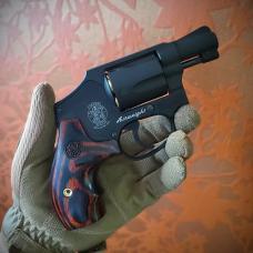 S&W Jフレーム ラウンドバット オーバーサイズ ブーツ スムース with S&W レーザーロゴ チャコールルビー [ALT-SW-J-B0008] [取寄]