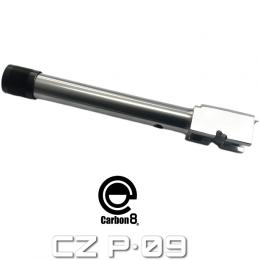 CZ P09対応 アウターバレル サイレンサー対応 ・先端14mm逆ネジ /シルバー [CBP-C001-01SV ] [12月発売予定.単品予約]