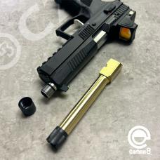 CZ P09対応 アウターバレル サイレンサー対応 ・先端14mm逆ネジ /ゴールド [CBP-C001-01YL ] [12月発売予定.単品予約]
