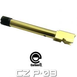 CZ P09対応 アウターバレル サイレンサー対応 ・先端14mm逆ネジ /ゴールド [CBP-C001-01YL ] [12月発売予定.単品予約]