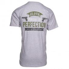 GLOCK APPAREL/SHIRT Tシャツ PERFECTION Grey (size L) [GLK-APL-AA75145-L] [取寄]