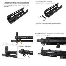 WE MP5用 UTG PRO Monolithicタイプ M-LOKアルミハンドガード [4559] [取寄]