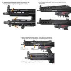 WE MP5用 UTG PRO Monolithicタイプ M-LOKアルミハンドガード [4559] [取寄]