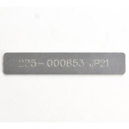 DETONATOR SFP9スライドセット用 ステンレスシリアルナンバープレート [ZZ-21] [取寄]