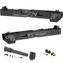 マルイ GBB G17Gen5用 TTI Ballerina Glock17 Gen5 Officialカスタムスライド [BM-SL-G17G5BL-TM-BK] ブラック[取寄]