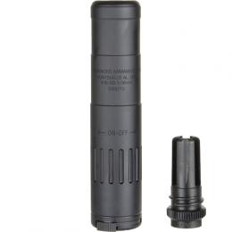 AAC M4-2000 【416SD刻印】DEVGRUタイプダミーサプレッサーセット(14mm逆ネジ用 ) [M42000D] ブラック [取寄]