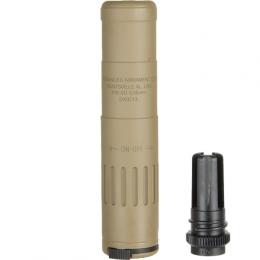 AAC M4-2000 【416SD刻印】DEVGRUタイプダミーサプレッサーセット(14mm逆ネジ用 ) [M42000D] FDEカラー [取寄]