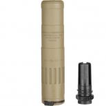 AAC M4-2000 【416SD刻印】DEVGRUタイプダミーサプレッサーセット(14mm逆ネジ用 ) [M42000D] FDEカラー [取寄]