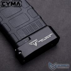 マガジン STD電動M4対応 P-MAG Gen.3型 200連 TTIタイプバンパーセット /ブラック [CMMGM126FTTBK] [取寄]