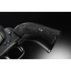 タナカ ガスリボルバー COLT SAA ペガサス2システム対応 チェッカーウッドグリップ/ブラック [取寄:長納期]