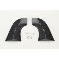 タナカ ガスリボルバー COLT SAA ペガサス2システム対応 チェッカーウッドグリップ/ブラック [取寄:長納期]