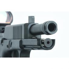 マルイ GBB G17Gen5用 スティールアウターバレル(14mm逆ネジ) ブラック [GLK-550(BK)] [取寄]