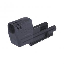 BBP-320 マズルフラッシュ機能搭載 SPIRITFIRE トレーサー SIG AIR P320 M17用 ブラック [KW-KU-BBP-320M17BK] [取寄]