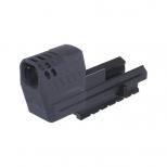 BBP-320 マズルフラッシュ機能搭載 SPIRITFIRE トレーサー SIG AIR P320 M17用 ブラック [KW-KU-BBP-320M17BK] [取寄]