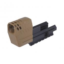 BBP-320 マズルフラッシュ機能搭載 SPIRITFIRE トレーサー SIG AIR P320 M17用 TANカラー [KW-KU-BBP-320M17T] [取寄]