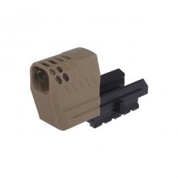 BBP-320 マズルフラッシュ機能搭載 SPIRITFIRE トレーサー SIG AIR P320 M18用 TANカラー [KW-KU-BBP-320M18T] [取寄]