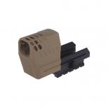 BBP-320 マズルフラッシュ機能搭載 SPIRITFIRE トレーサー SIG AIR P320 M18用 TANカラー [KW-KU-BBP-320M18T] [取寄]