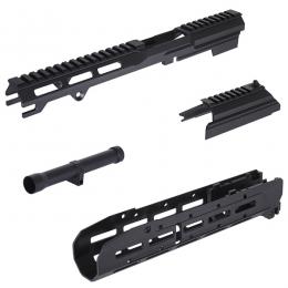 マルイ AKM GBB用 SAG MK3.1 タイプ モノシリックハンドガード ブラック [KW-KU-GBTMAK013-BK] [取寄]