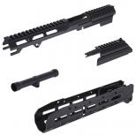 マルイ AKM GBB用 SAG MK3.1 タイプ モノシリックハンドガード ブラック [KW-KU-GBTMAK013-BK] [取寄]