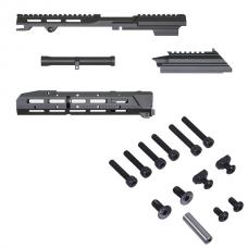 マルイ AKM GBB用 SAG MK3.1 タイプ モノシリックハンドガード ブラック [KW-KU-GBTMAK013-BK] [取寄]