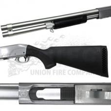エアコック : M870ショットガン ロング SV/BKストック 【Remington MarineMagnum刻印】[STSPG06SBS]