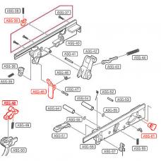 マルイ GBB サイガ-12K用 スティールディスコネクター/マガジンキャッチ4点セット [CCT0229] [取寄]