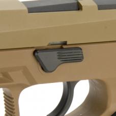 SIG Airsoft GBB P320用 ステンレステイクダウンレバー [BBT-P320-001] ブラック [取寄]
